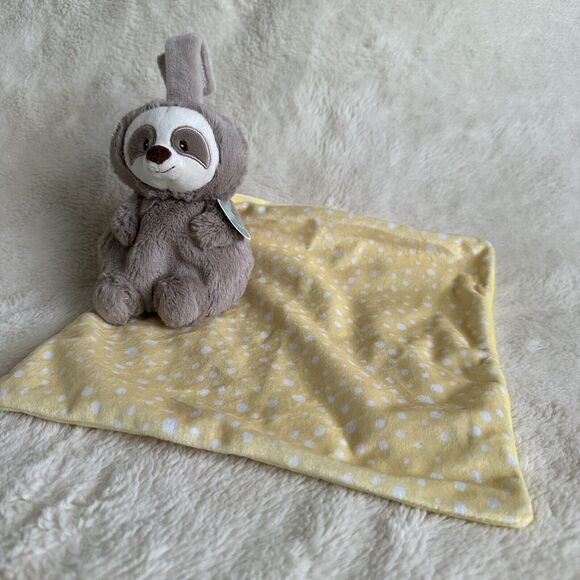 Baby Gund Lil' Luvs Reese Sloth Tuck-Away Lovey Comforter Security Blanket Soft - Picture 1 of 8